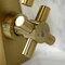 Kingston Brass Two-Handle Single-Hole Bathroom Faucet with Push Pop-Up, Brushed Brass KS2297DX - alternate 6